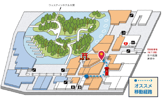 兄弟トナカイの場所を示す地図