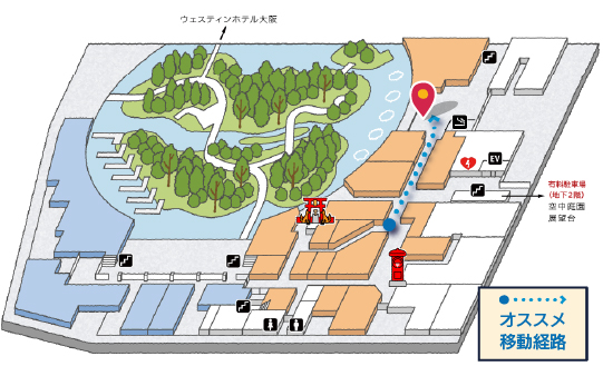 兄弟トナカイの場所を示す地図