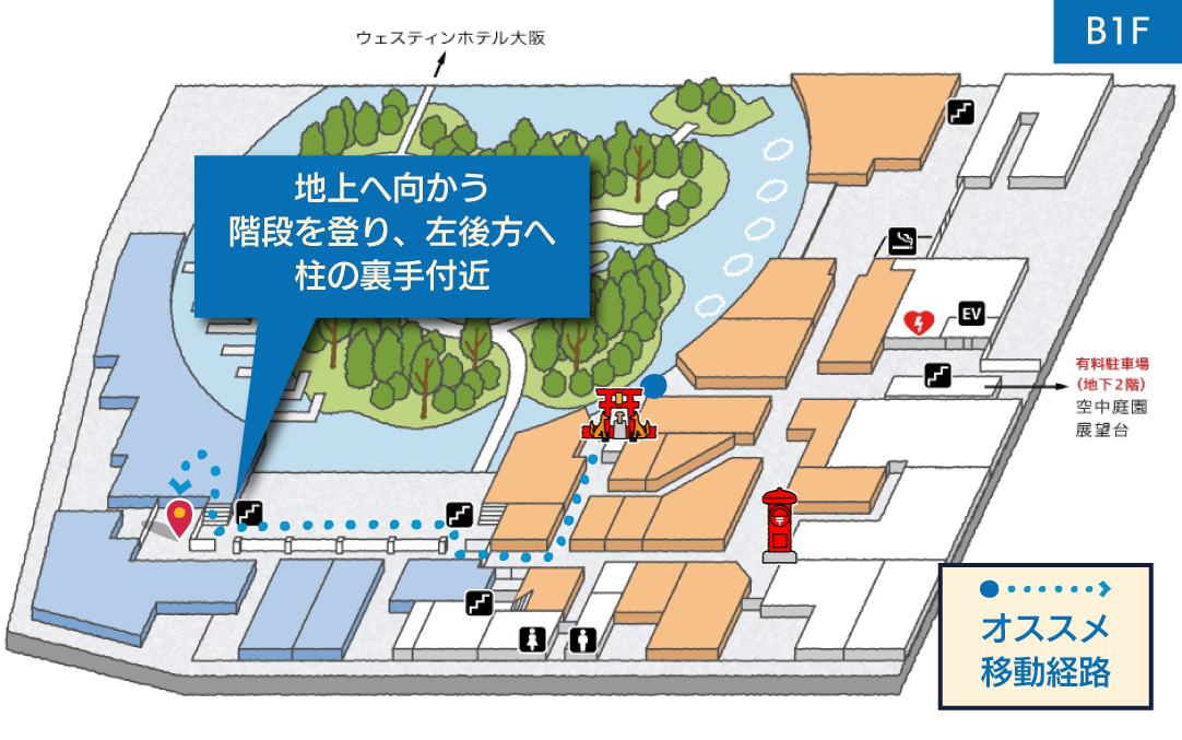 マイの場所を示す地図